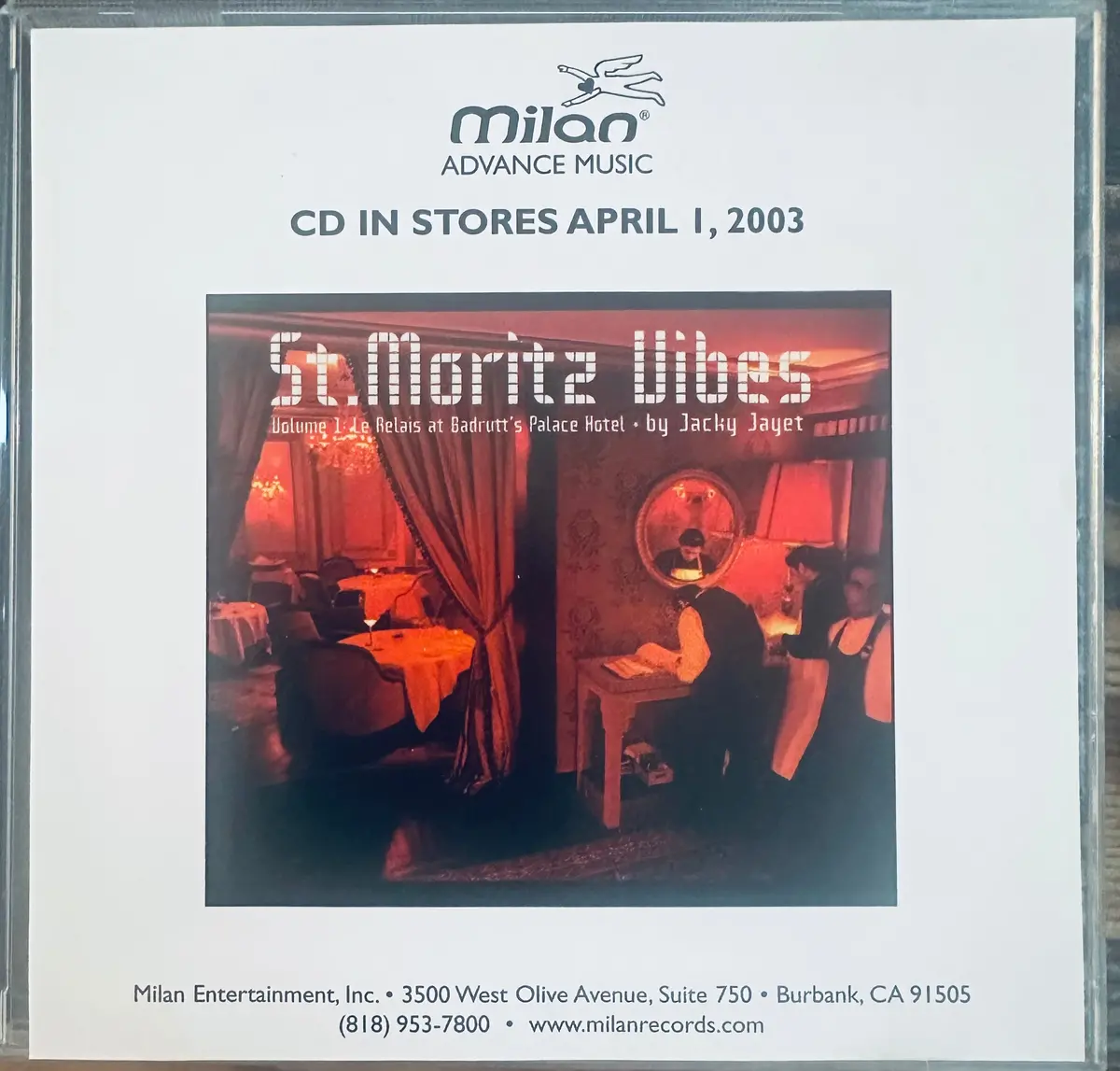 St. Moritz Vibes (Various) Advanced Promo Cd. 2