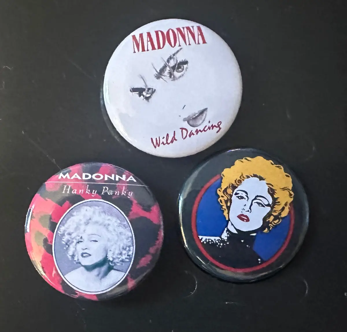 Madonna Three Pins - Wild Dancing, Hanky Panky, I'm Breathless 1