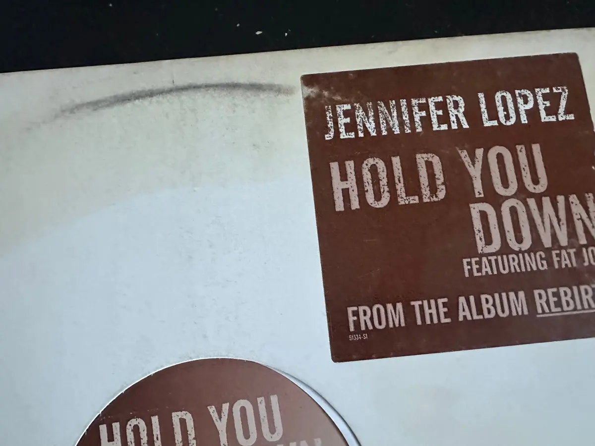 Jennifer Lopez - Hold You Down 12" Single Lp Vinyl - Used 2