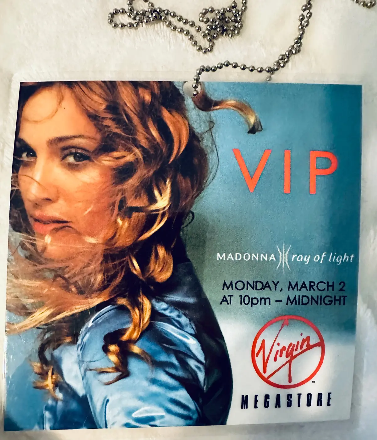 Madonna - Ray Of Light (Vip Pass) Virgin Records 1
