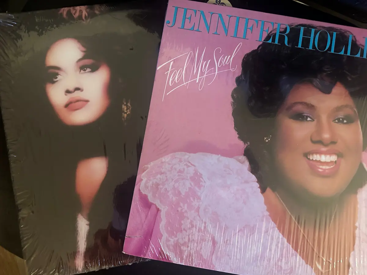 Jennifer Holliday Two Original Lp Vinyl 'Feel My Soul'  & 'Get Close To My Love' Used 1