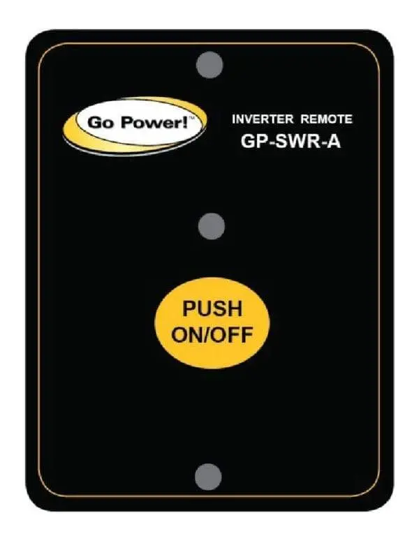 Gp-Swr-A: Remote For The Sw 1000, 2000, & 3000 12 & 24 Volt 1
