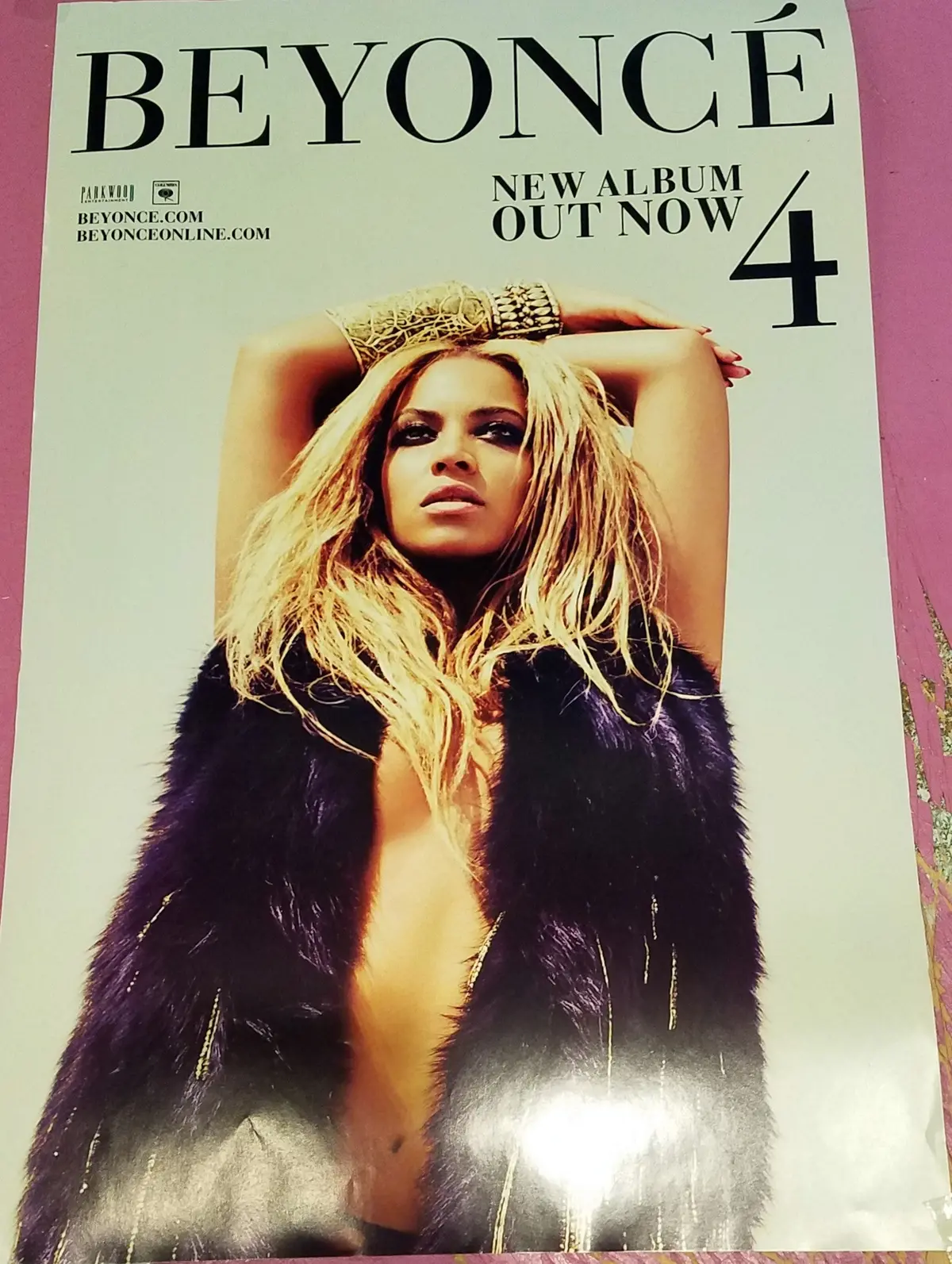 Beyonce - 4 - Official 2-Sided Promo Poster 1