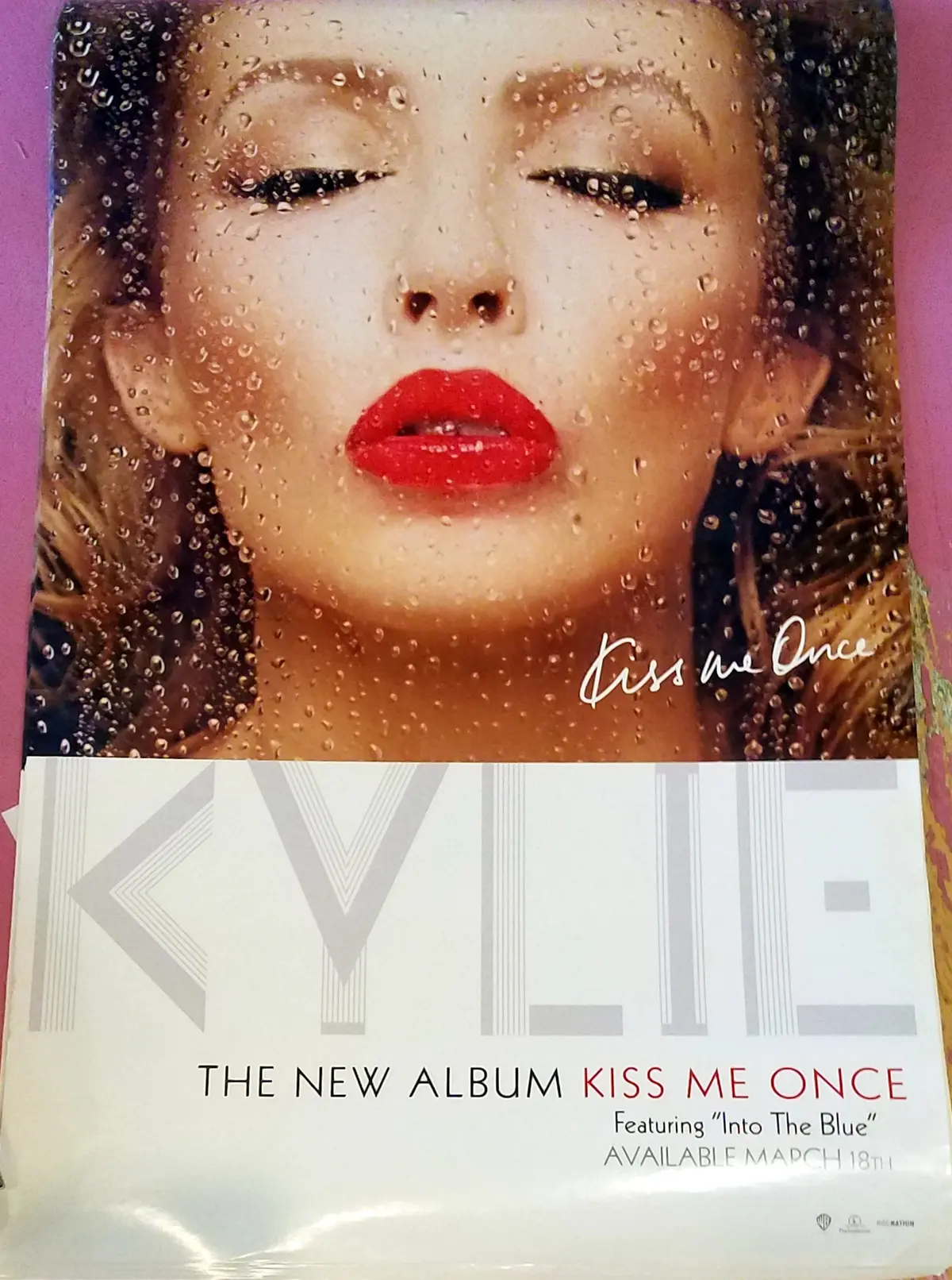 Kylie Minogue - Kiss Me Once Official Usa Poster 14"X22" 1