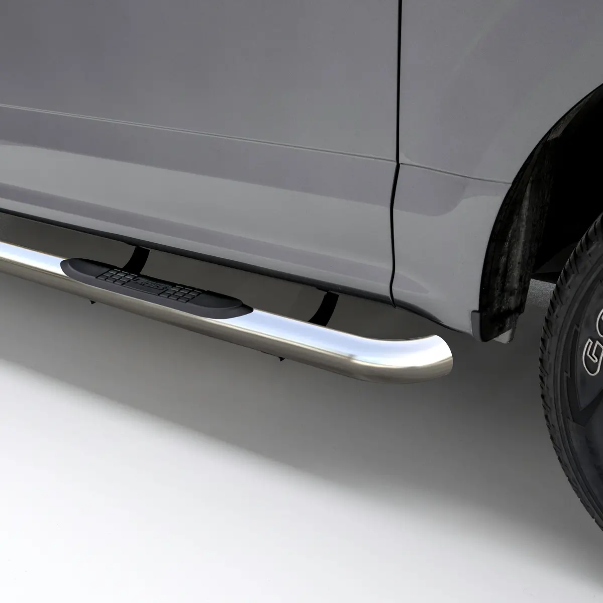 Aries 205008-2 3-Inch Round Polished Stainless Steel Nerf Bars, Select Dodge Ram 1500, 2500, 3500 1