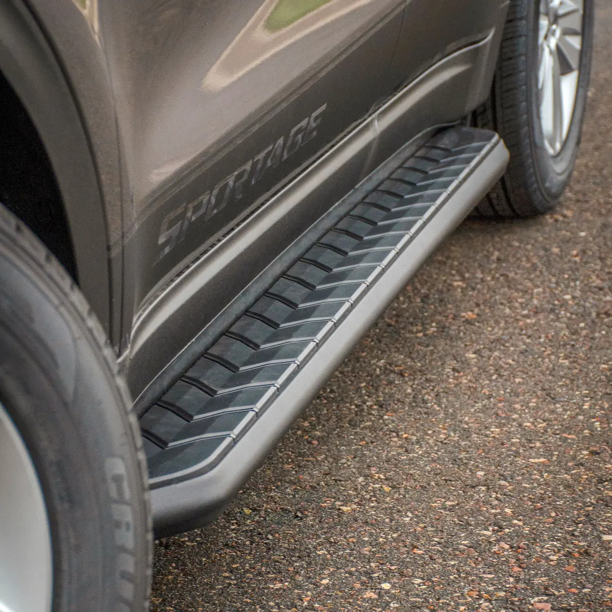 Aries 2061022 Aerotread 73-Inch Black Stainless Steel Suv Running Boards, Select Chevrolet Equinox, Gmc Terrain 1