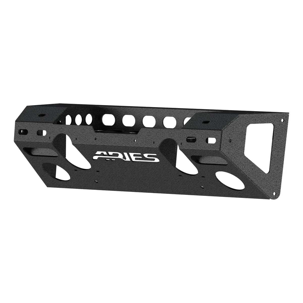Aries 2081000 Trailchaser Black Steel Front Jeep Wrangler Jk Bumper Center Section Only 1