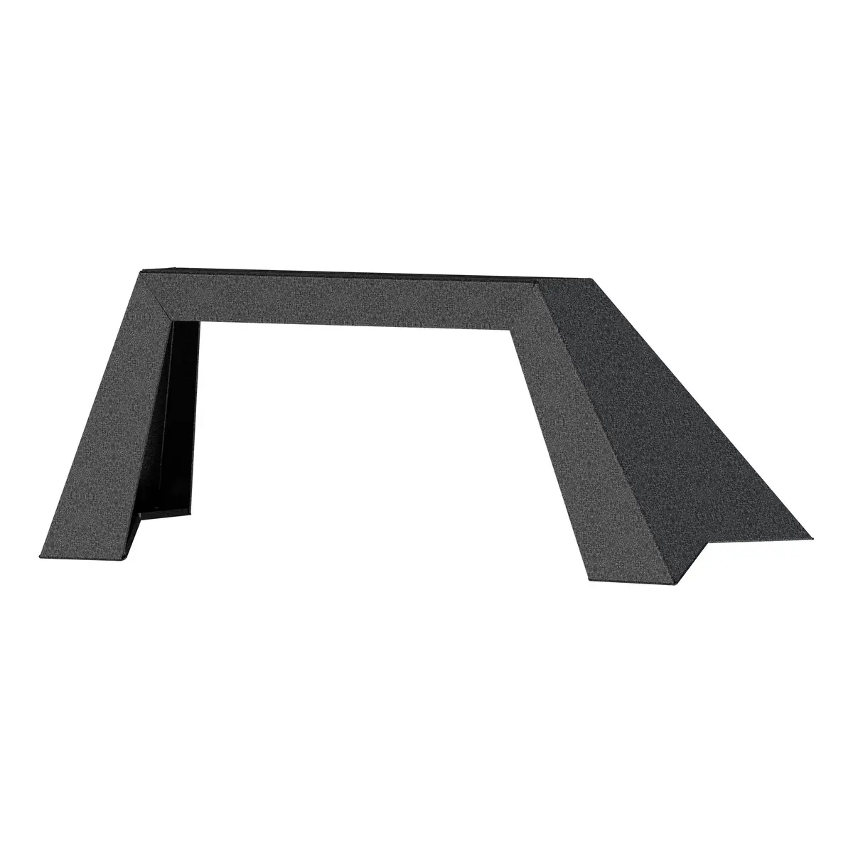 Aries 2081100 Trailchaser Black Steel Front Jeep Bumper Angular Brush Guard Only 1