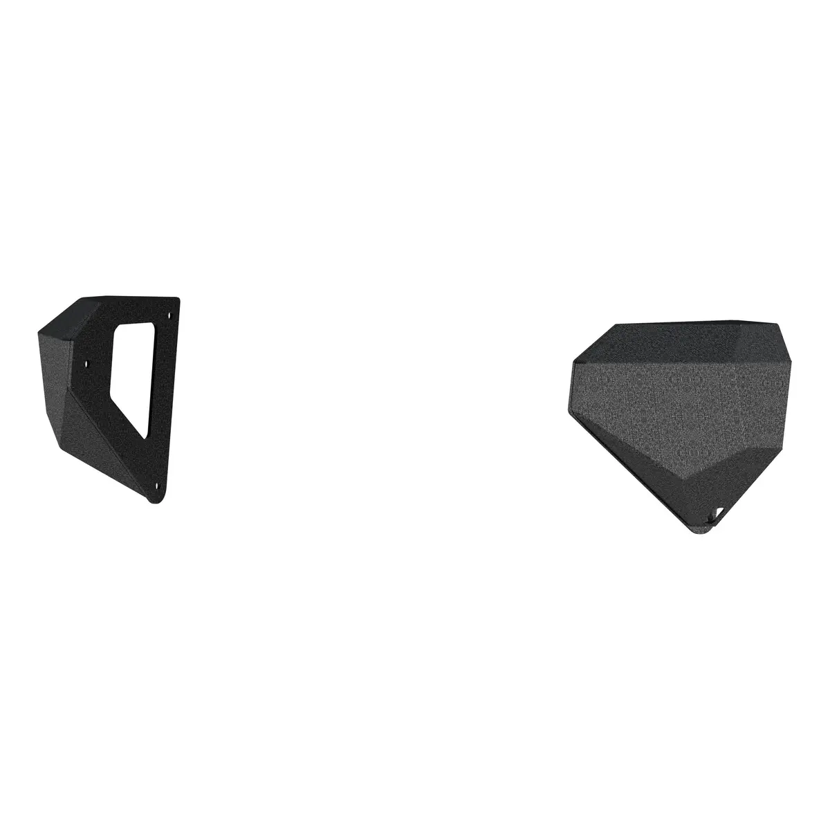 Aries 2081206 Trailchaser Black Steel Front Jeep Wrangler Jk, Jl, Gladiator Bumper Corners Only 1