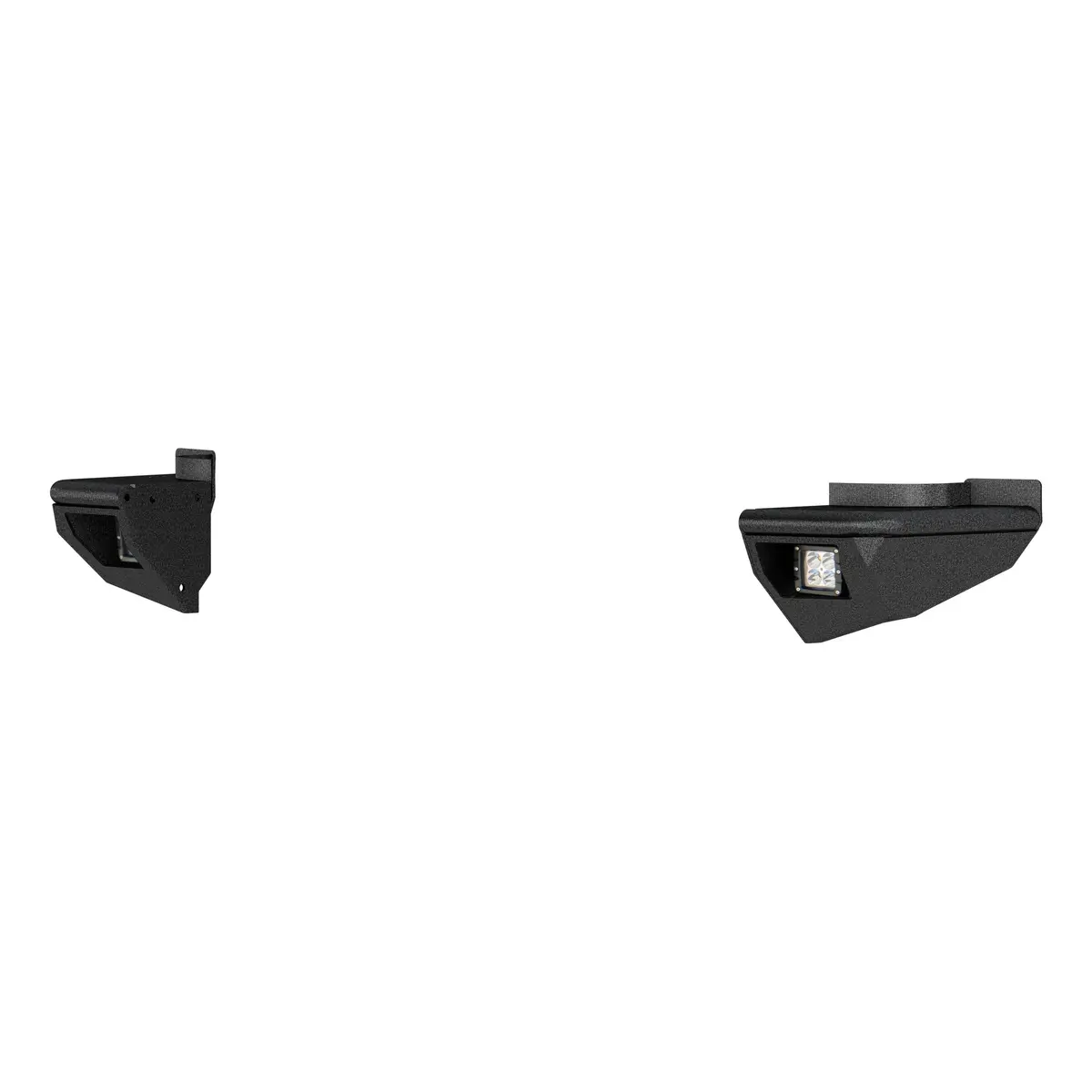 Aries 2081223 Trailchaser Black Steel Rear Jeep Wrangler Jk Bumper Led Light Corners Only 1