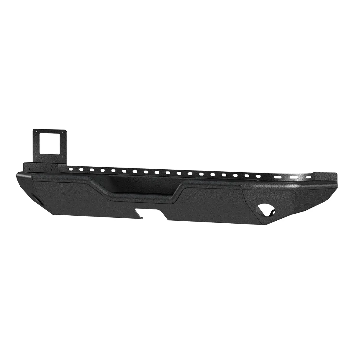 Aries 2082080 Trailchaser Black Steel Jeep Wrangler Jl Rear Bumper 1