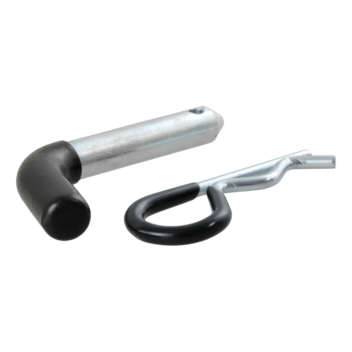 Curt 21410 Trailer Hitch Pin & Clip With Vinyl-Coated Grip, 1/2-Inch Pin Diameter, Fits 1-1/4-Inch Receiver 1