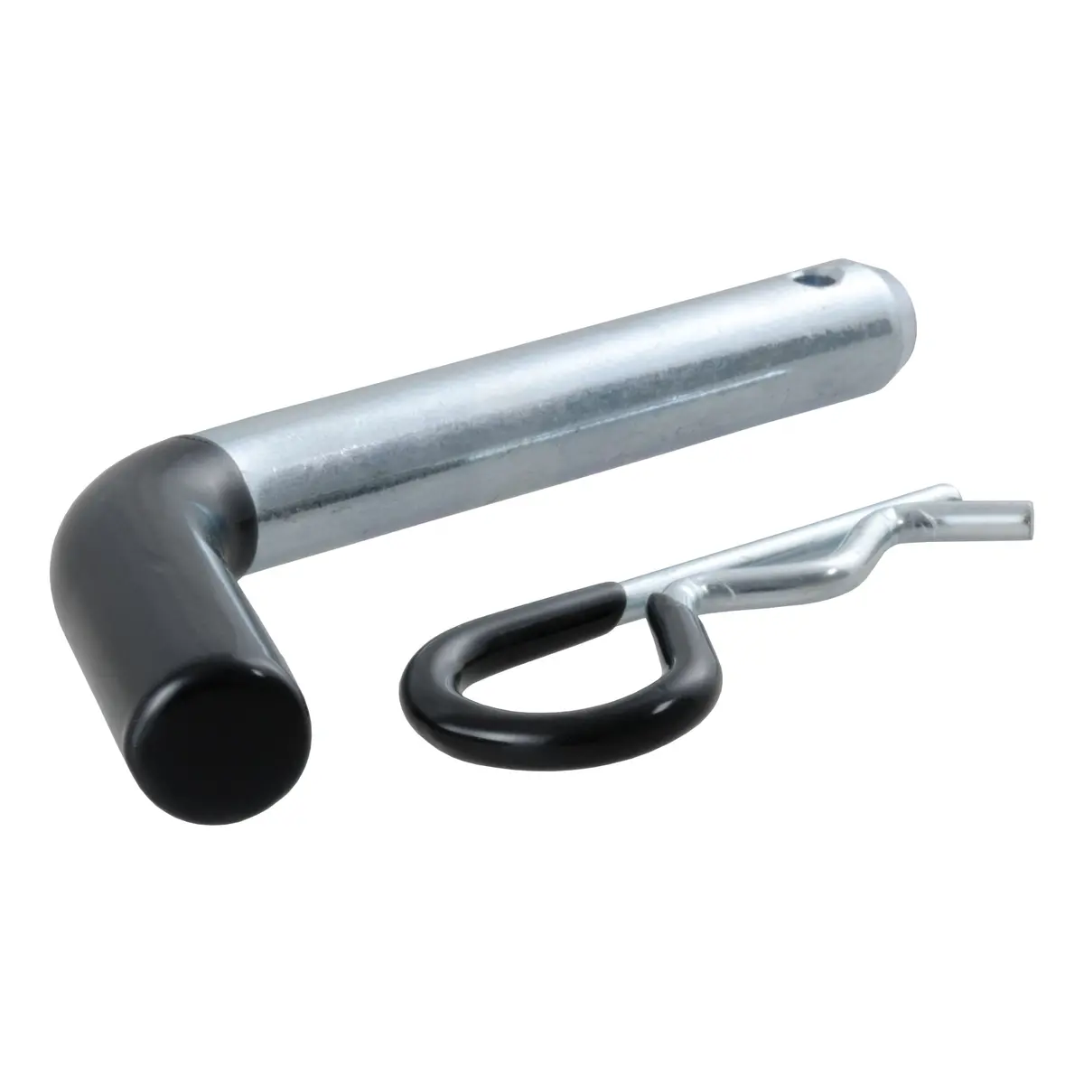 Curt 21510 Trailer Hitch Pin & Clip With Vinyl-Coated Grip, 5/8-Inch Pin Diameter, Fits 2-Inch Receiver 1