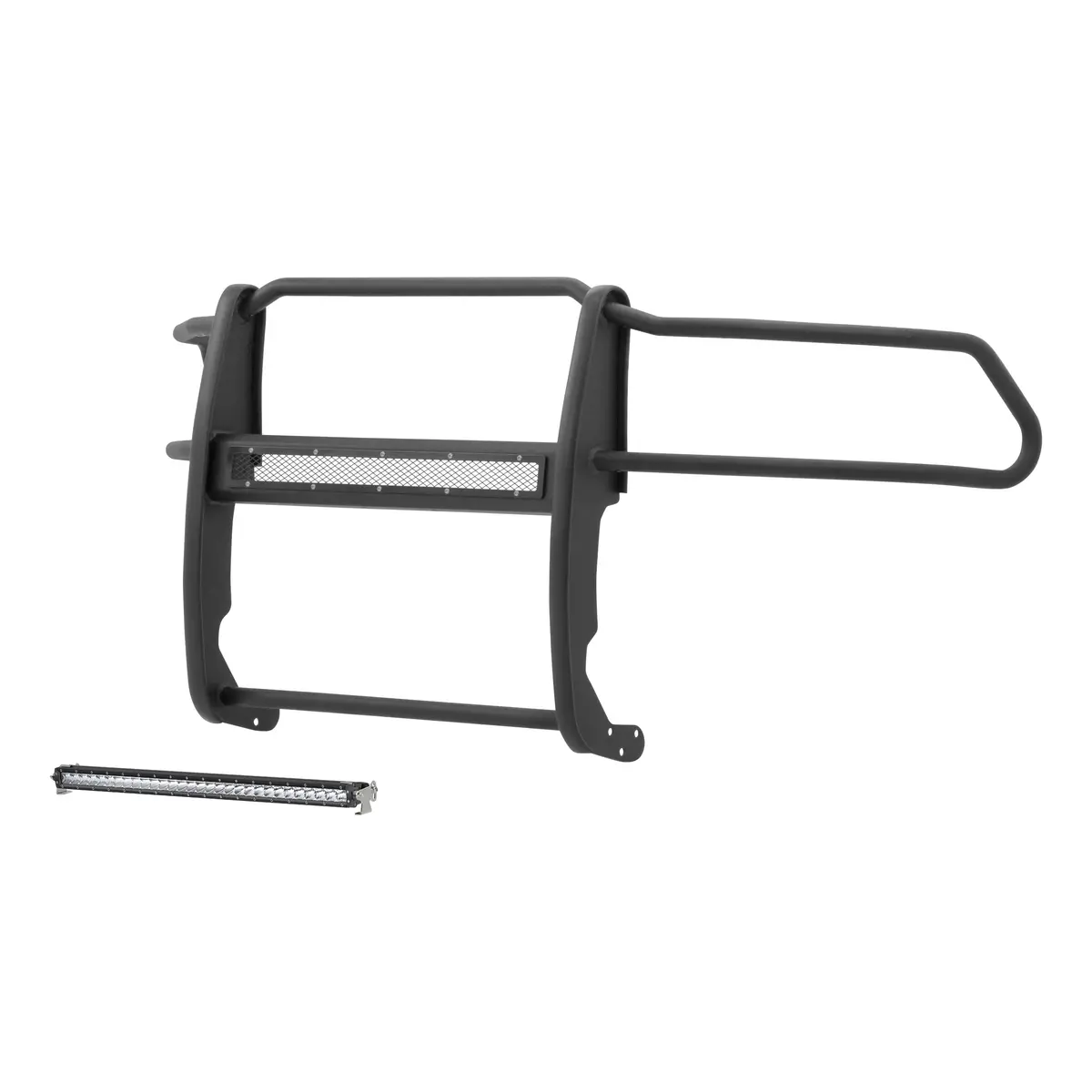 Aries 2170028 Pro Series Black Steel Grill Guard With 30-Inch Led Light Bar, Select Dodge, Ram 1500 1