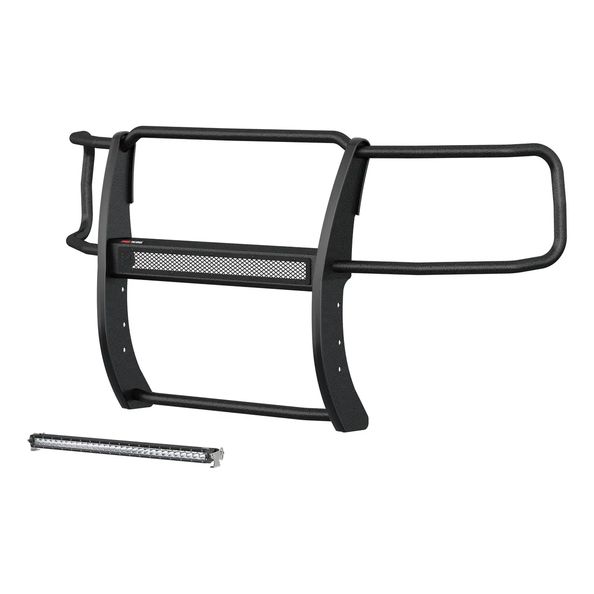 Aries 2170030 Pro Series Black Steel Grill Guard With 30-Inch Led Light Bar, Select Chevrolet Silverado 1500 1