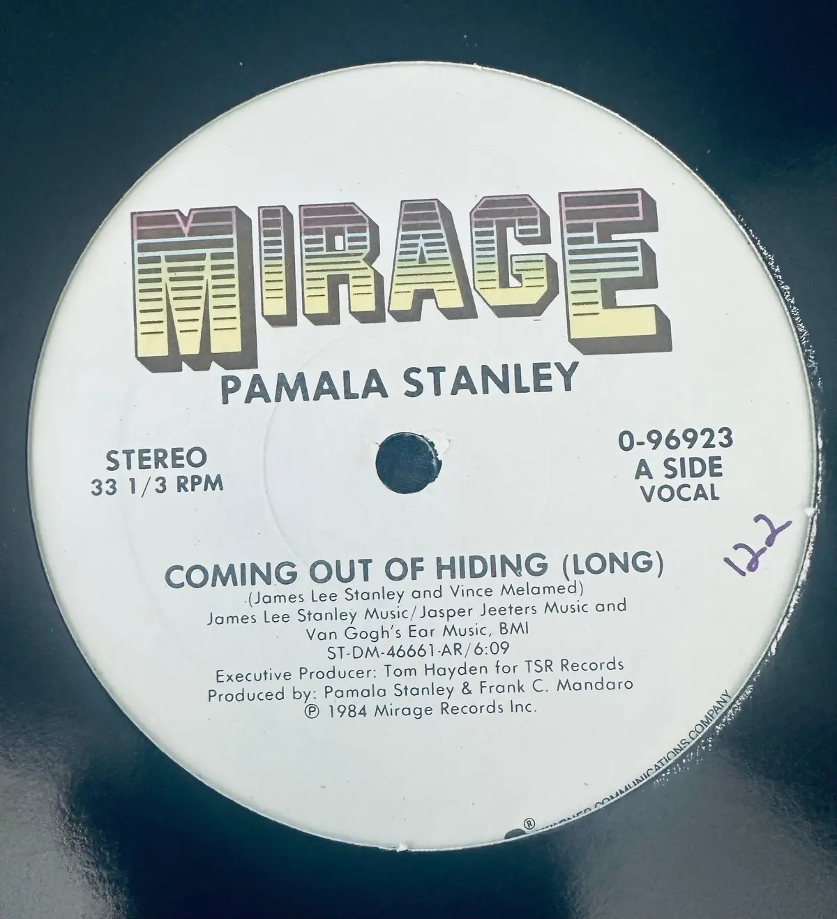 Pamala Stanley - Coming Out Of Hiding 12” Disco Single Lp Vinyl Used 1
