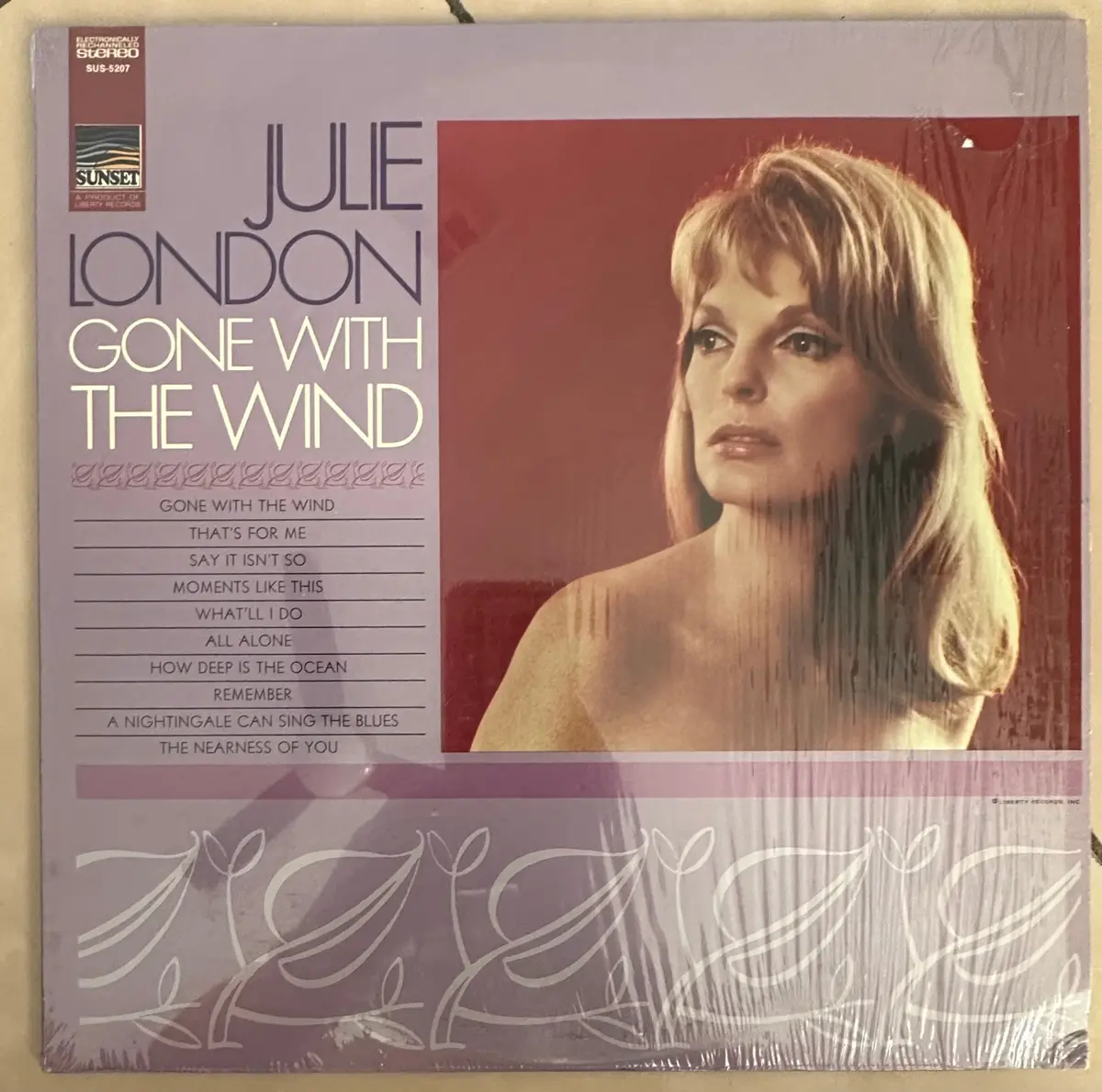 Julie London Gone With The Wind Vinyl In Cellophane 1
