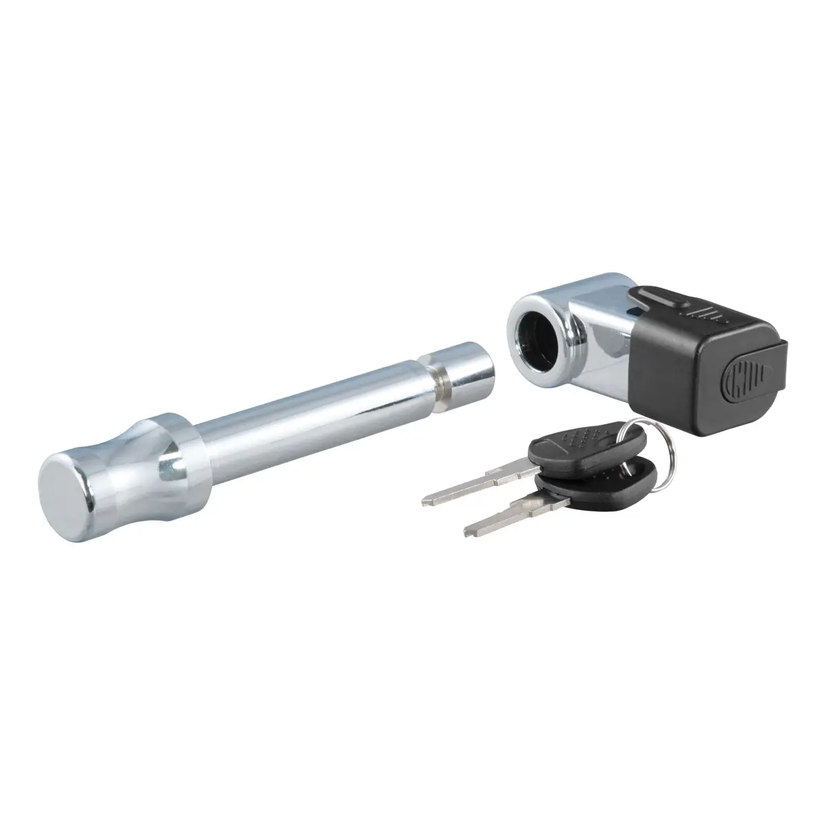 Curt 23510 Right-Angle Trailer Hitch Lock, 5/8-Inch Pin Diameter, Fits 2-Inch Receiver 1