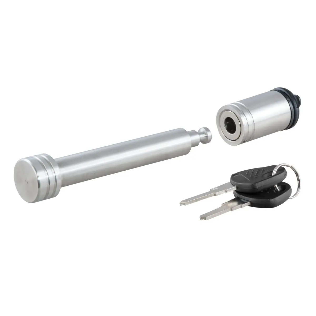 Curt 23519 Stainless Steel Trailer Hitch Lock, 5/8-Inch Pin Diameter, Fits 2-Inch Or 2-1/2-Inch Receiver 1