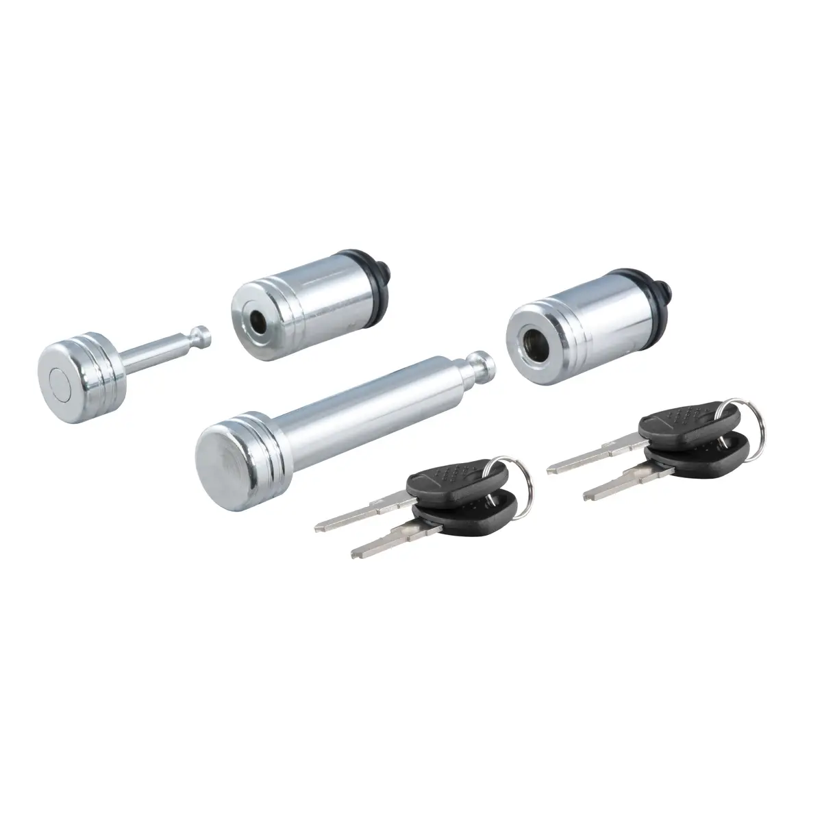 Curt 23526 Trailer Lock Set For 2-Inch Receiver And 7/8-Inch Coupler Latch Span 1