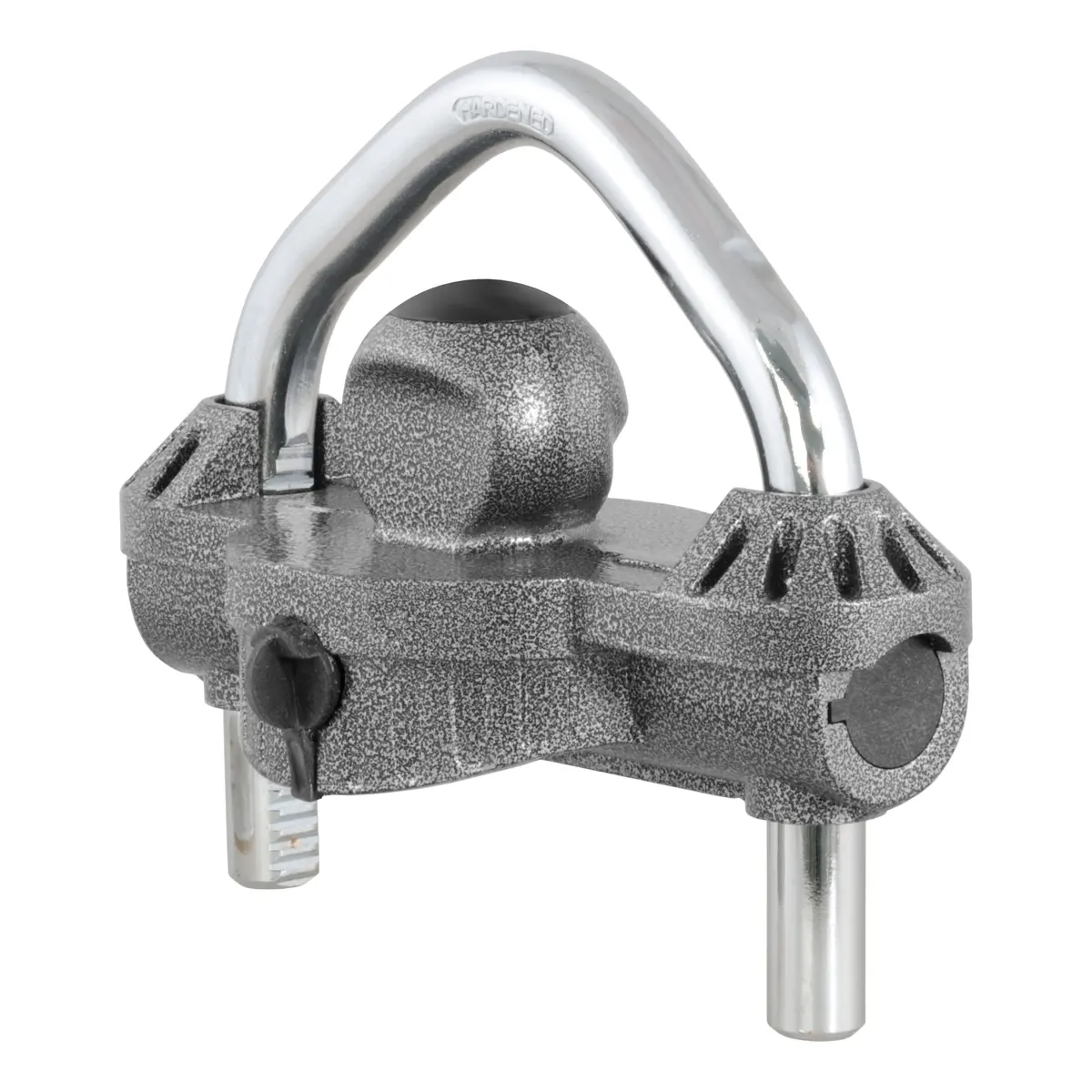Curt 23659 Hammer-Tone Epoxy Steel Universal Trailer Tongue Lock 1