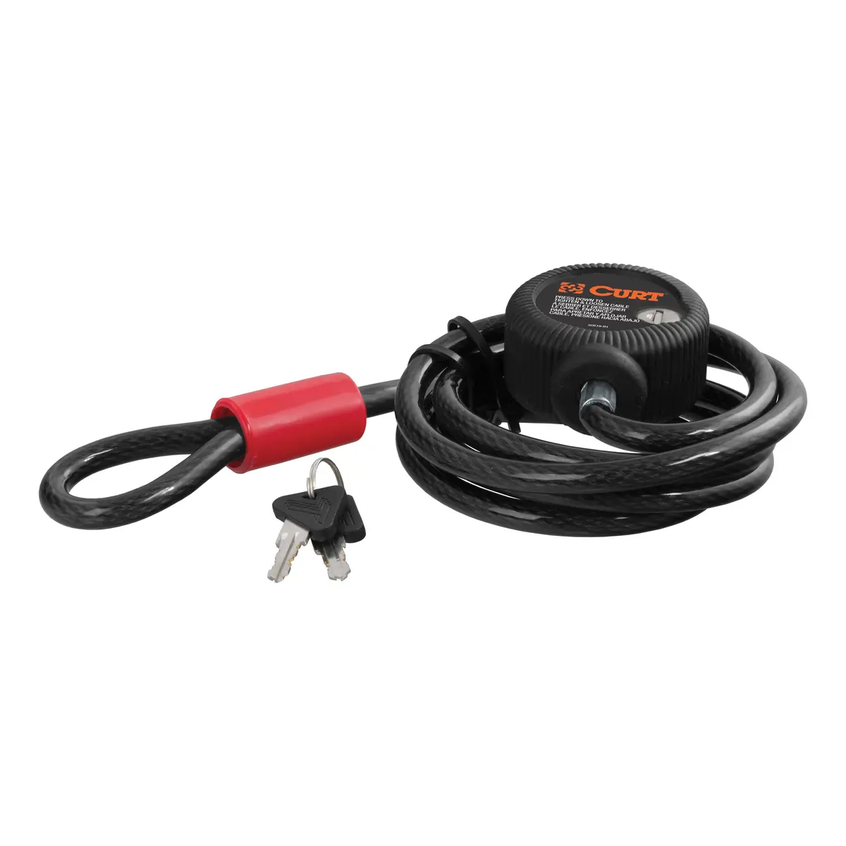 Curt 23666 6-Foot Bike Cable Lock 1