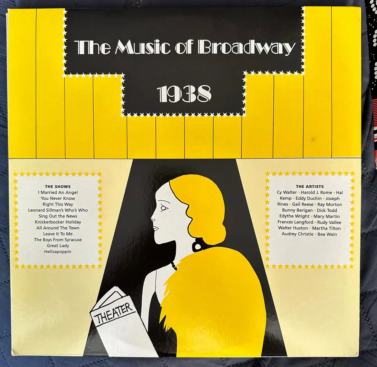 The Music Of Broadway 1938 Lp Vinyl Used 1