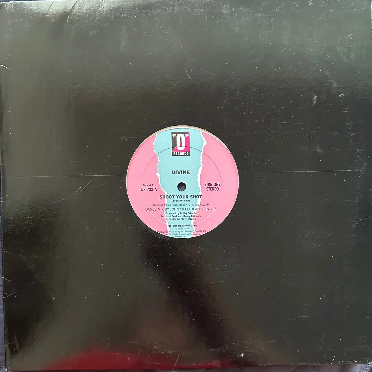 Divine - Shoot Your Shot 12” Remix Single Lp Vinyl Used 1