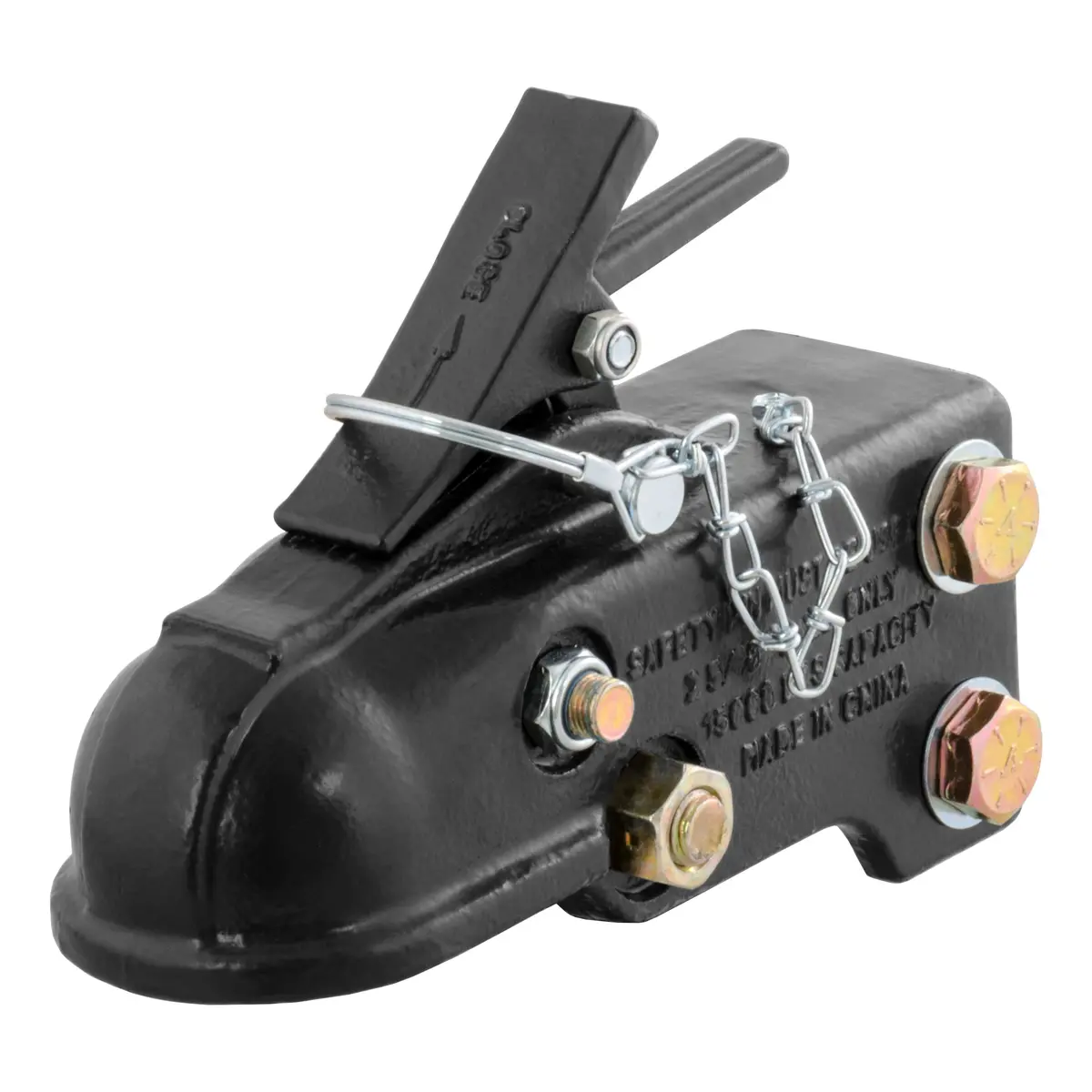 Curt 25328 Channel-Mount Adjustable Trailer Coupler, Accepts 2-5/16-Inch Hitch Ball, 15,000 Lbs. 1