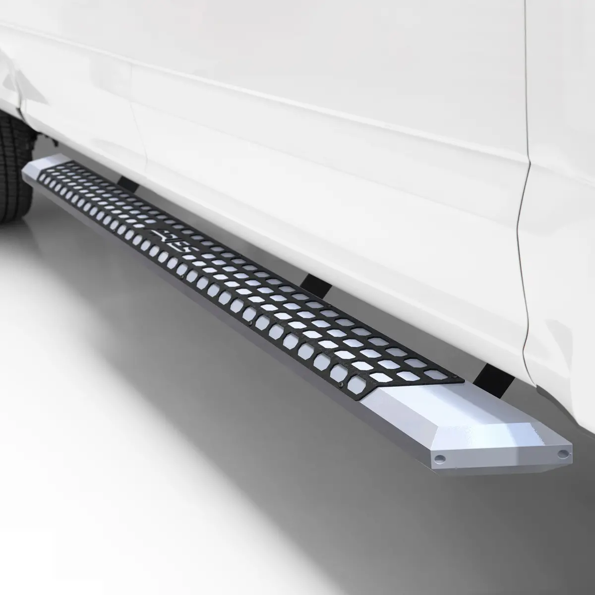 Aries 2555049 Advantedge Chrome Aluminum 91-Inch Truck Running Boards For Select Ram 1500 1