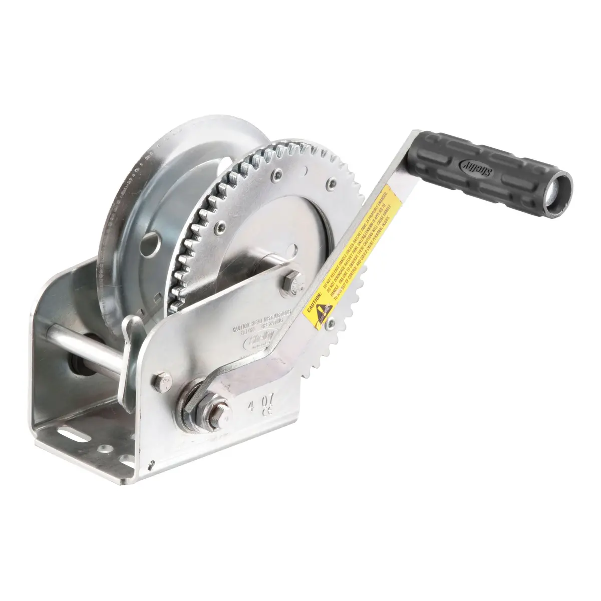 Curt 29408 Hand Winch / Boat Trailer Winch, 1,900 Lbs. Capacity 1