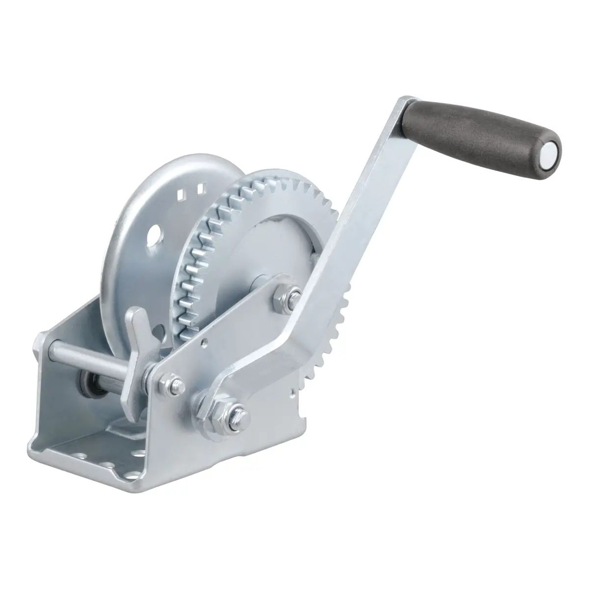 Curt 29425 Manual Hand Crank Boat Trailer Winch, 1,400 Lbs. Capacity 1