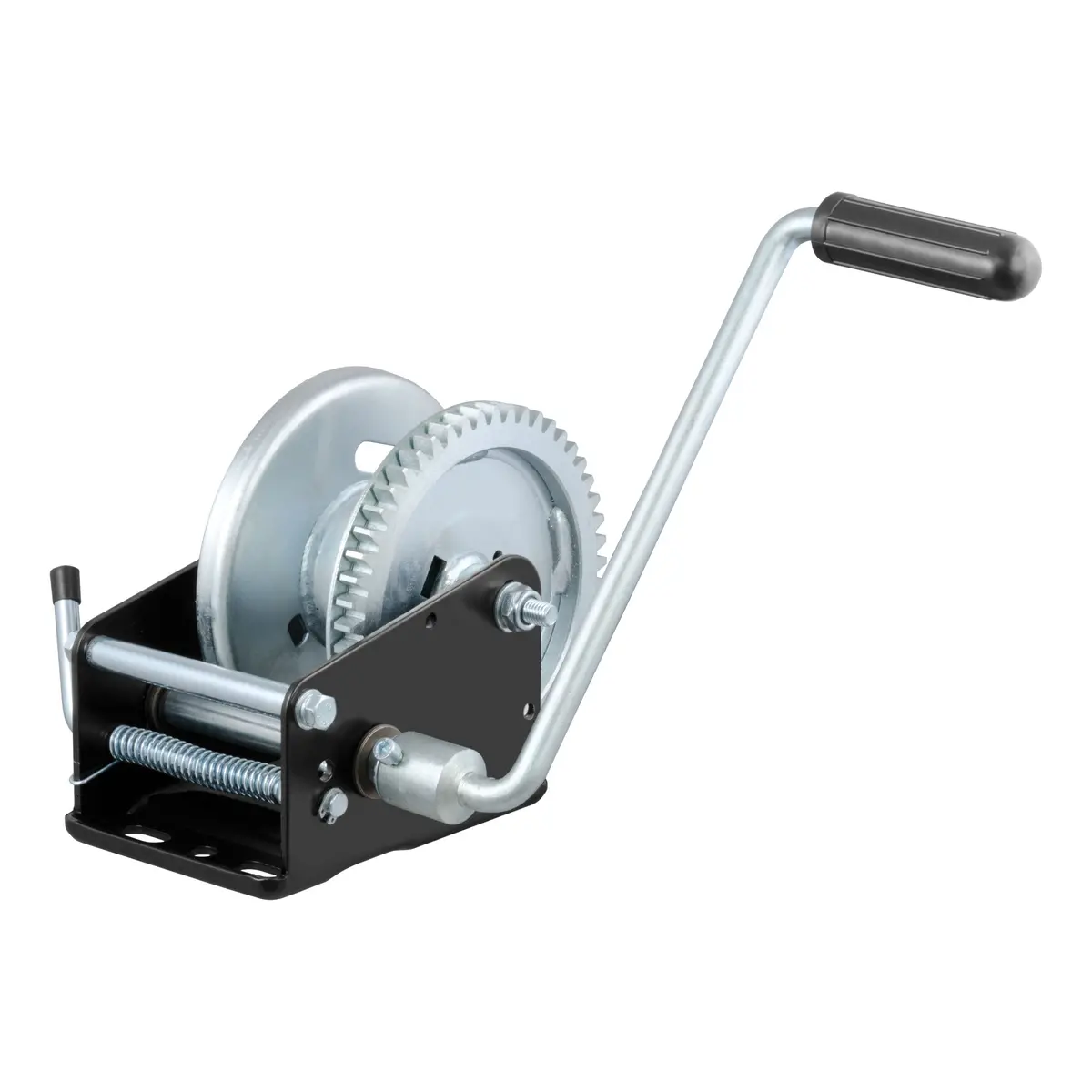 Curt 29429 Manual Hand Crank Boat Trailer Winch, 2,100 Lbs. Capacity 1
