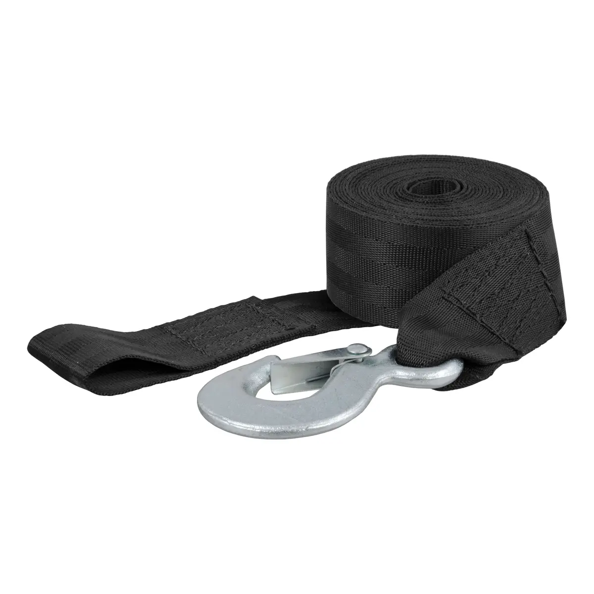 Curt 29450 2-Inch X 15-Foot Nylon Winch Strap With Hook, 3,300 Lbs. 1