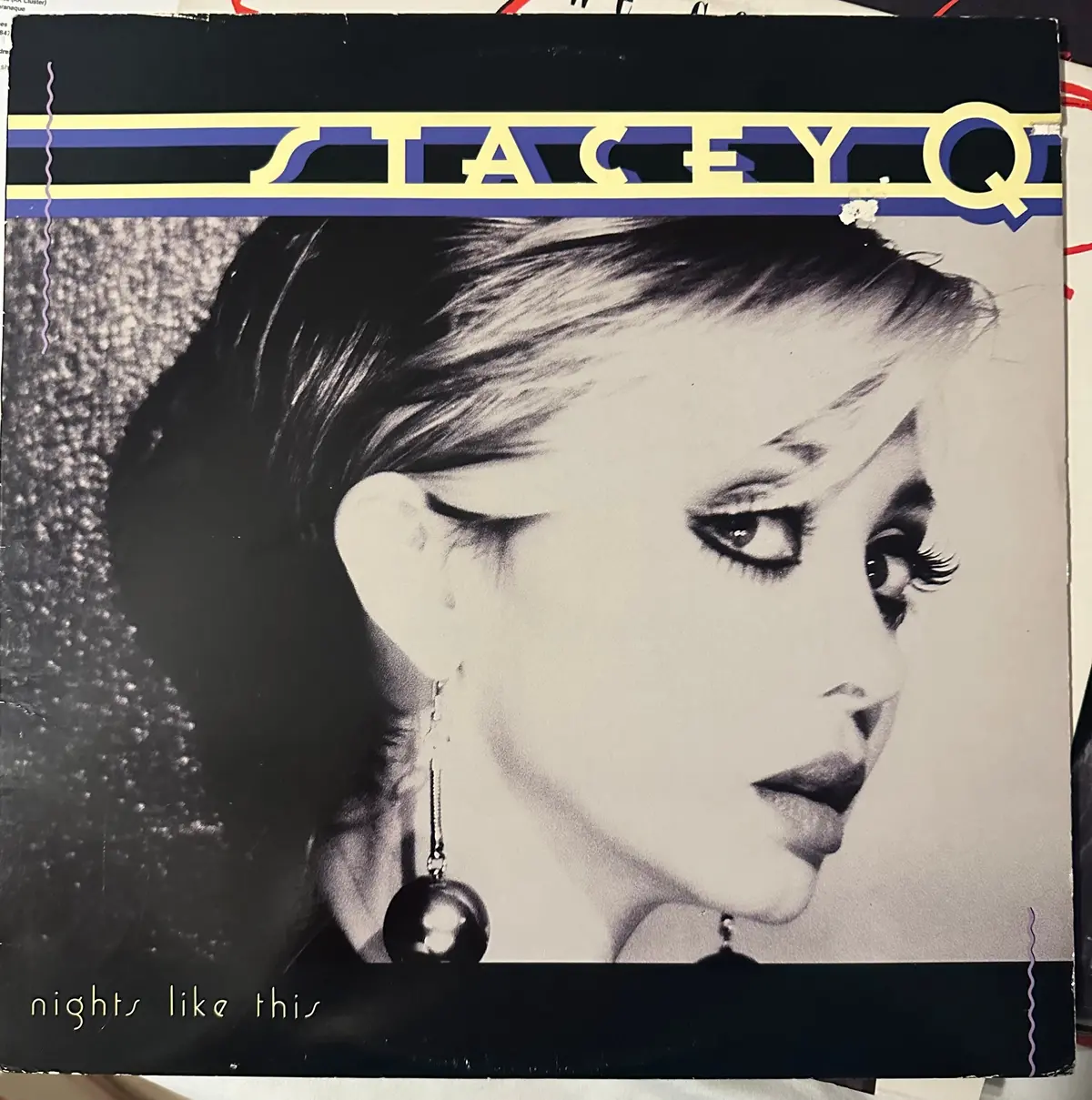 Stacey Q - Nights Like This Lp '89 Vinyl - Used 1