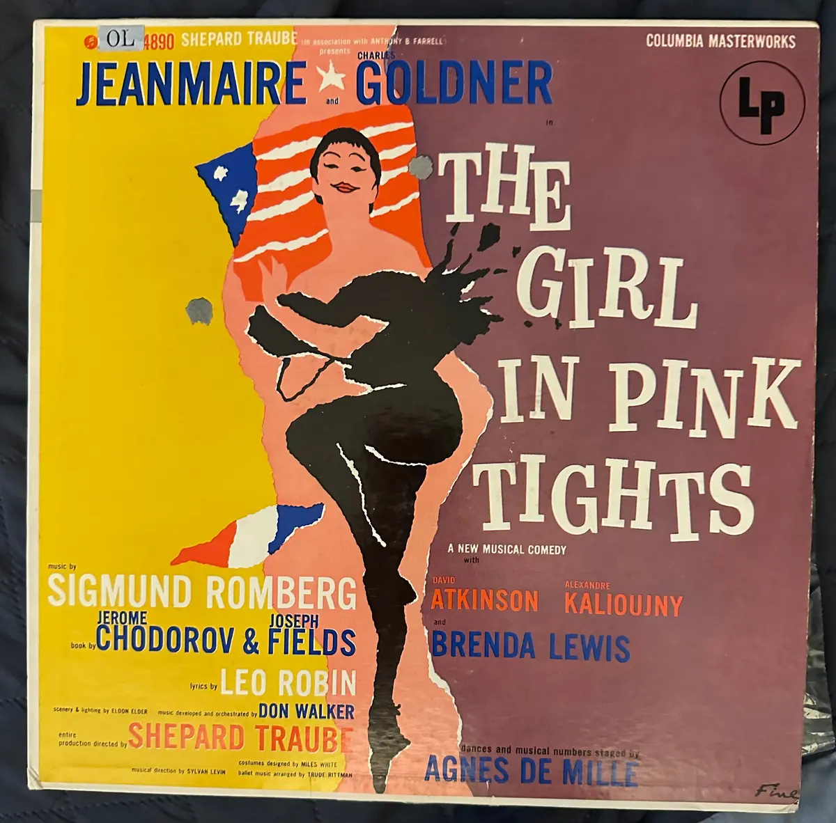 The Girl In Pink Tights - Musical Comedy Lp Vinyl Used 1