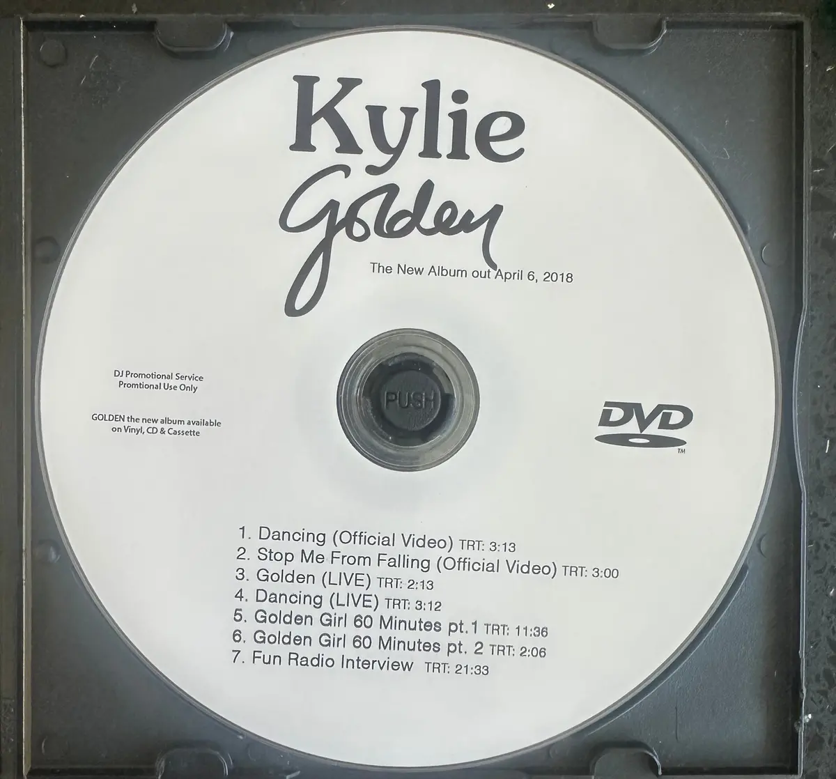 Kylie Minogue - Golden Dvd Promos Videos, Live, Radio, Tv 1