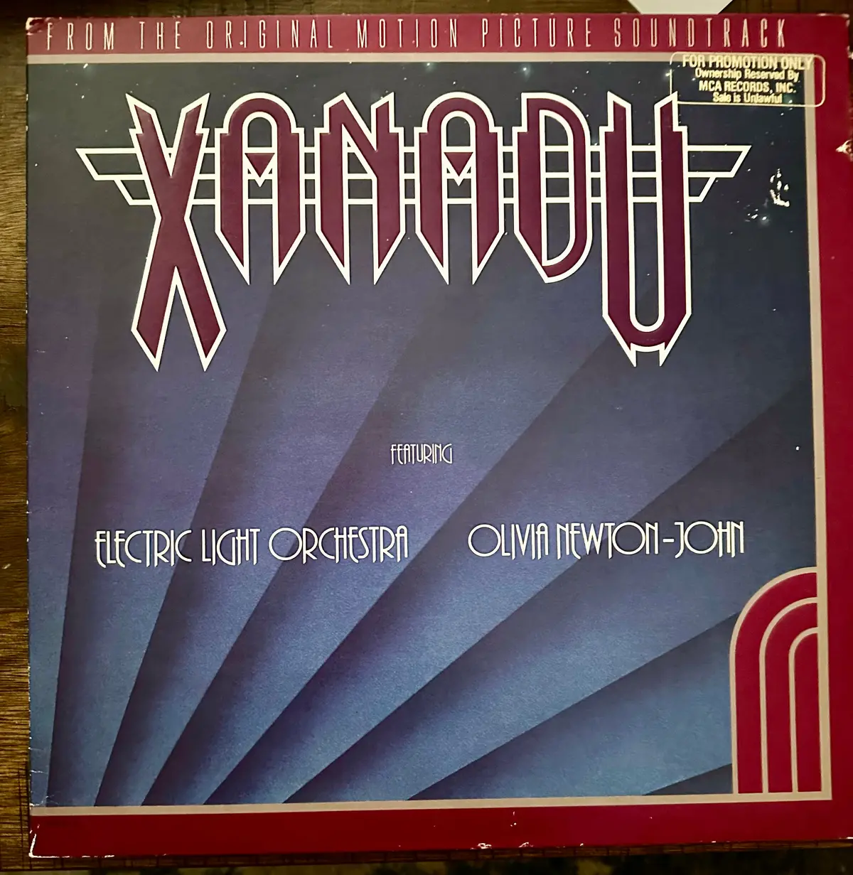 Olivia Newton-John And Xanadu The Original Soundtrack Lp Vinyl Use Promo 1