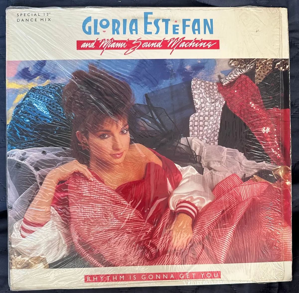 Gloria Estefan & The Miami Sound Machine 12” Single - Rhythm Is Gonna Get You Lp Vinyl - Used 1