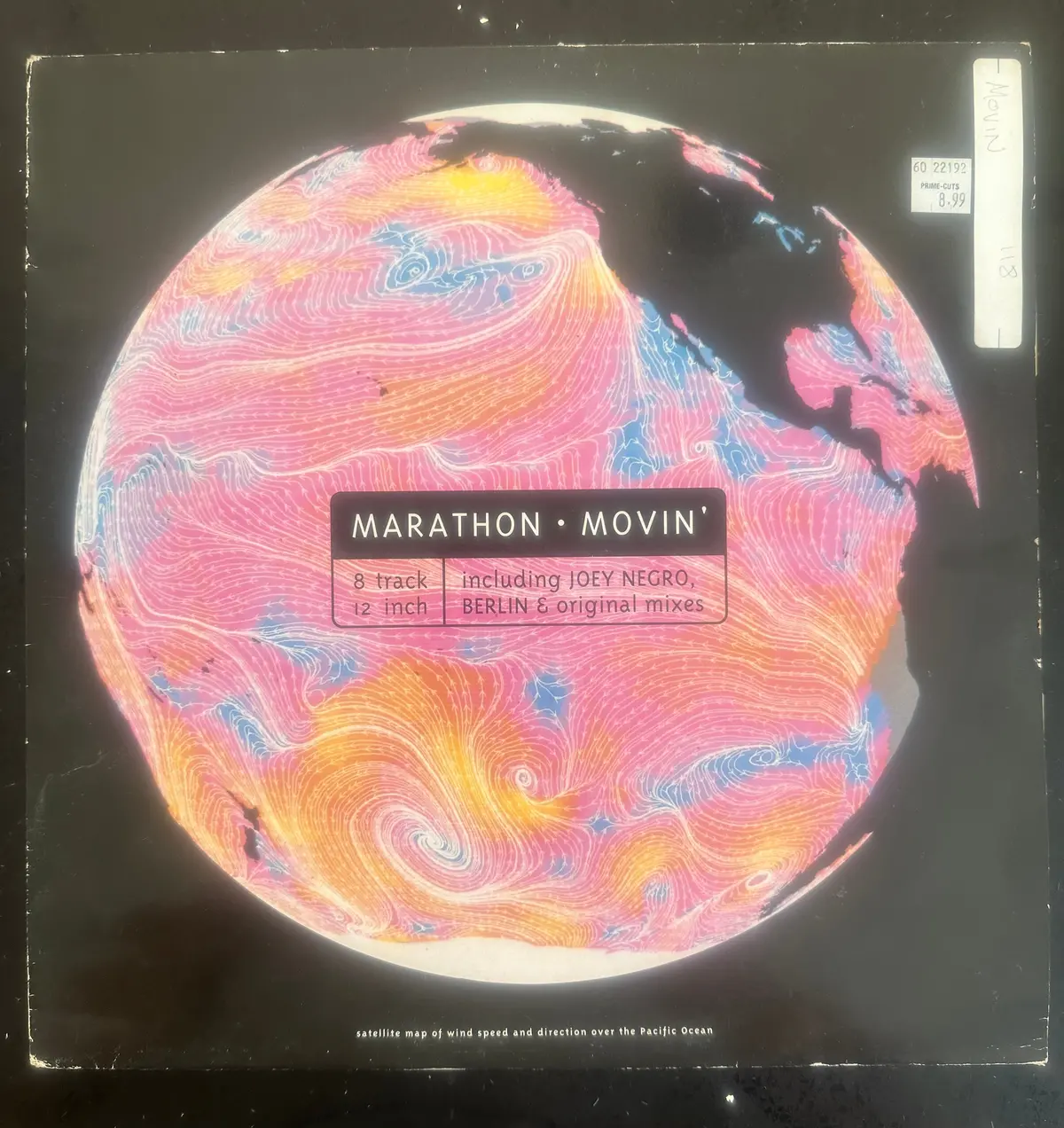 Marathon (Joey Negro) -  Movin’ 12” Single  1991  Uk Lp Vinyl Used 1