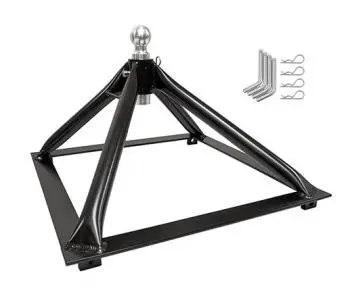 3202 Andersen Base & Hardware (Steel) -Incls. Ball, Bolts & Pins, No Kingpin Coupler (Rail Only) 1
