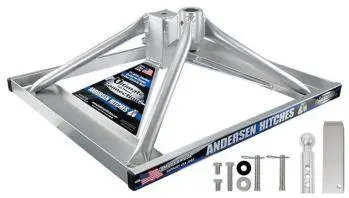 3240 Andersen Base & Hardware (Aluminum) -Incls. Ball, Tube, Bolts, Pin, No Kingpin Coupler Or Stinger 1