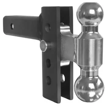 3290 Andersen 4" Ez Adjust Hitch 2" X 2-5/16" Plated Steel Combo Ball (8K/10K Gtwr) 1