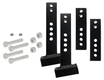 3359-Xtd Andersen Wd Bracket Set 'Extended Universal' 3", 4", 5" & 6" (2 Inside, 2 Outside Brackets W/Hardware) - For Use With Underslung Couplers 1