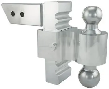 3410-25 Andersen 6" Rapid Hitch 2-1/2" Shank, 2" X 2-5/16" Plated Steel Combo Ball (10K/12.5K Gtwr) 1