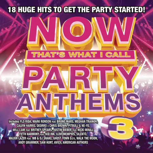 Now That's What I Call Party Anthems  Vol. 3  Cd - New 1