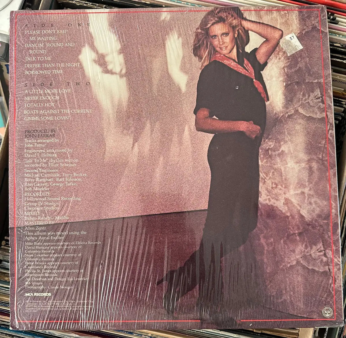 Olivia Newton-John —Totally Hot '77 Lp Vinyl In Cellophane Used 2