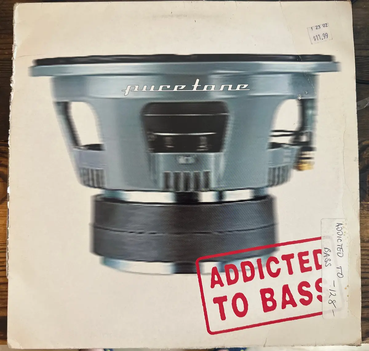Puretone -- Addicted To Bass (12" Single) Lp Vinyl - Used 1