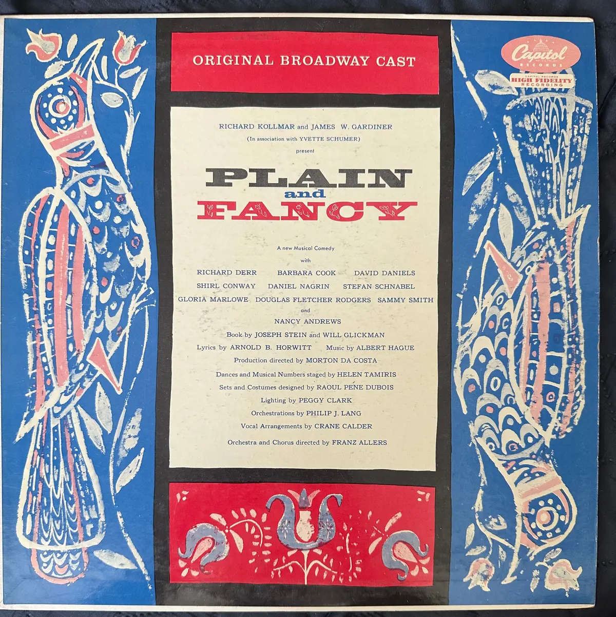Plain And Fancy Original Broadway Cast Musical Vinyl 1