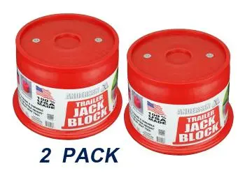 3608-2 Andersen Drop Ship Only - Trailer Jack Blockª 2-Pak - With Magnets 1